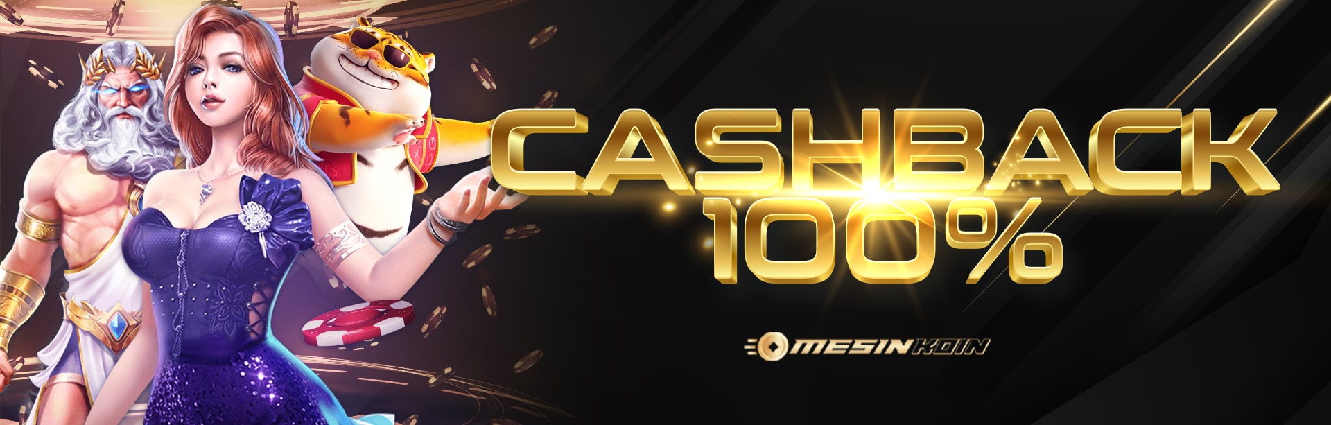 BONUS 100% CASHBACK